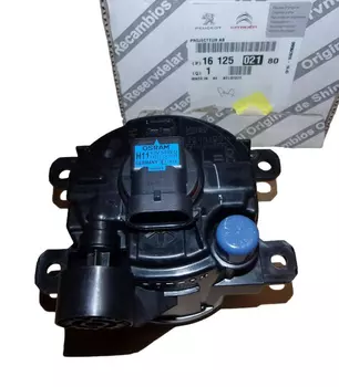 1612502180 Lampa przeciwmgielna Citroen Peugeot 