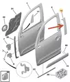 9327C3 9327.C3 9327 C3 Listwa drzwi Citroen