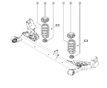 550202497R Sprężyna zawieszenia Dacia 
