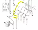 8200745142 8200503216 Przewód paliwa Nissan Opel Renault 2.5 dCi / 2.5 CDTI