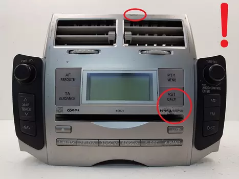 86120-0D210 Radio cd Toyota 