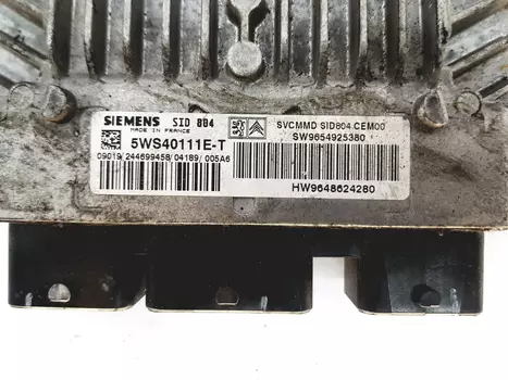 9654925380 9648624280 Sterownik Citroen 
