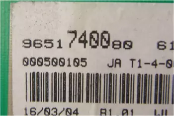 Licznik Zegary  Peugeot 206 Partner 9651740080 
