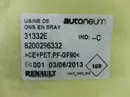 8200296332 Wygłuszenie Ściany grodziowej Renault 