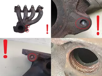 8200119714, 8200114168 Kolektor wydechowy Renault 1,4 16v  K4J / 1,6 16v K4M