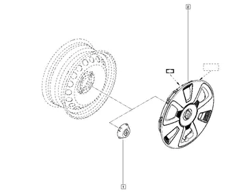 403152924R Kołpak Renault 