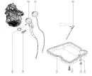 8201002393 8201001868 Miarka oleju Renault 2,0 dci 1995 ccm M9R