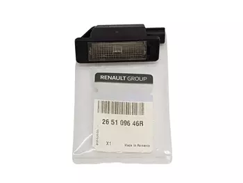 265109646R Lampa oświetlenia tablicy rejestracyjnej Dacia Renault 