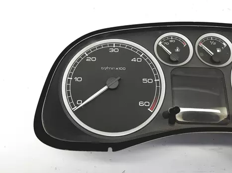 9651299680 E 01 Tacho kombiinstrument Peugeot Diesel