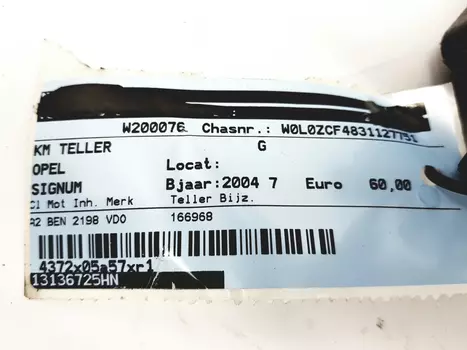 13136725HN Tacho kombiinstrument Opel 