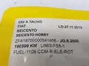 60.6268.021.0-A Tacho kombiinstrument Fiat 