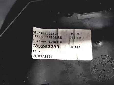 735262299  Tacho kombiinstrument Fiat 