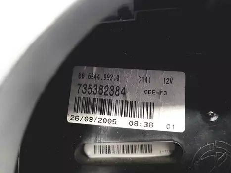 735382384 Tacho kombiinstrument Fiat 
