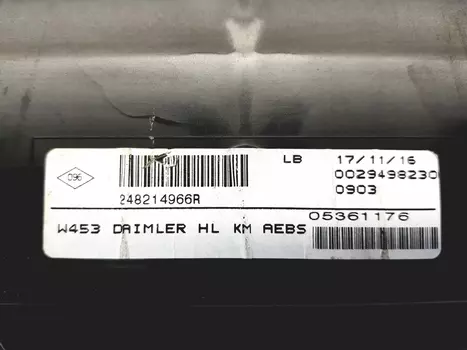 248214966R Tacho kombiinstrument Smart 
