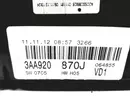 3AA920870J Tacho kombiinstrument Volkswagen Diesel