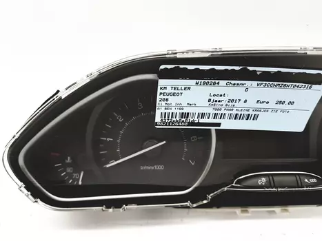 9822915380 9821126480 Tacho kombiinstrument Peugeot 