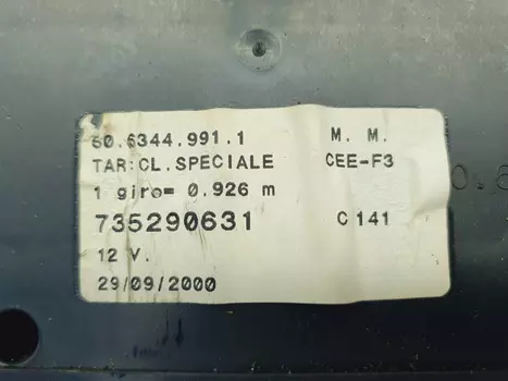 735290631 Tacho kombiinstrument Fiat 