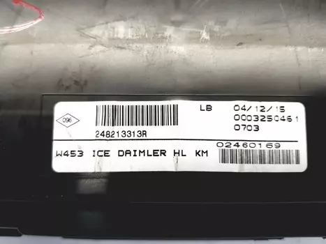 248213313R Tacho kombiinstrument Smart 