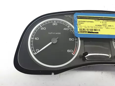 9647538480 A01 Tacho kombiinstrument Peugeot Diesel