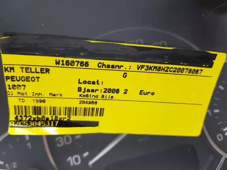 9658241780 Tacho kombiinstrument Peugeot Diesel