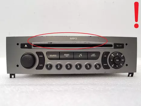 96662671XH Cd-radio Peugeot 
