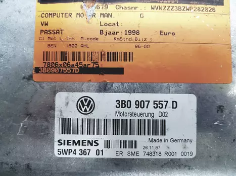 3B0 907 557 D Steuergerät Volkswagen 