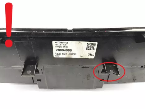 1K0920862B Tacho kombiinstrument Volkswagen Diesel