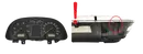 1J0920805E Tacho kombiinstrument Volkswagen Diesel