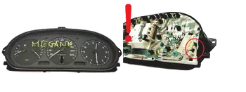 7700839640 Bloc compteurs vitesse Renault