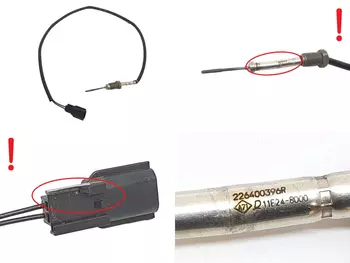 226400396R Capteur de température de gaz d`echappement Nissan Opel Renault