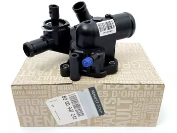 8200781512 8201064062 Boitier thermostat d'eau moteur Renault