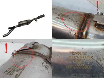 208020728R  Catalyseur Nissan Opel Renault 2,0 DCI M9R