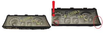 6025104545  Bloc compteurs vitesse Renault