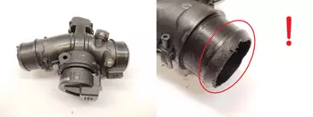 0345E4, 0345 E4, 0345.E4 Boitier papillon d’admission Citroen Peugeot 1,6 HDI 16v