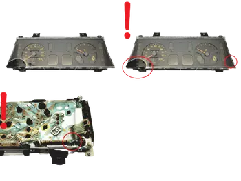 RL48J385 8557113 Bloc compteurs vitesse Renault