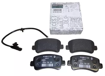440601147R, 440601186R Plaquettes de frein Renault
