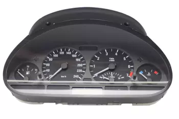 4117729 0263639158 Le compteur, compteur de vitesse, tableau de bord BMW