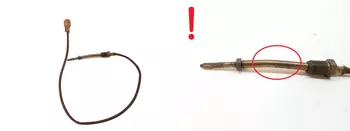 226408209R 226405263R Capteur de température d’ échappement Dacia Renault 1,5 DCI K9K