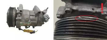 96189509160, 6453FR Compresseur de climatisation Citroen Fiat Peugeot 1,1 1,4 1,6 16v 1,4 HDI 1,6 HDI