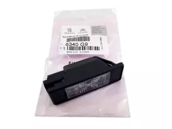 6340G9 9688349480  Lampe de plaque d'immatriculation Citroen Peugeot