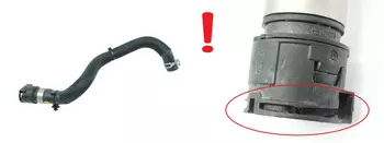 924007111R Tuyau système de refroidissement Renault 2.0 DCI