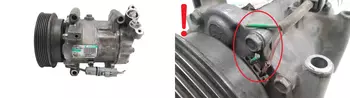 8200365787  Compresseur de climatisation Nissan Renault 1,2 16V 1,4 16V 1,6 16V 1,5 DCI