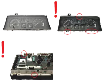 7700841356 A Bloc compteurs vitesse Renault