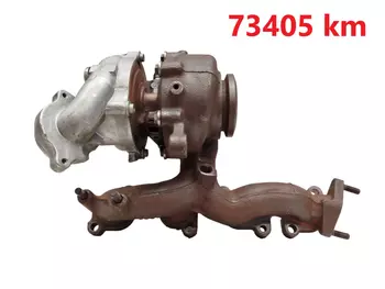 03L253019K Turbocompresseur Audi Seat Skoda Volkswagen 2.0 TDI CBB 73405 km