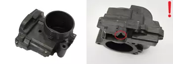 163673 1636.73 Boitier papillon d’admission Citroen Mini Peugeot 1,4 1,6 VTI