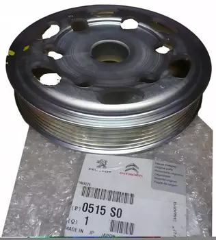 0515S0 1611547280 0515W0 Poulie d`arbre Citroen Peugeot Toyota 1.0