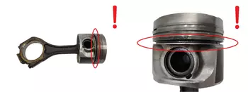 7701474003, 701477039, Bielle de piston Opel Renault  3.0 dCi V6 P9X CDTI
