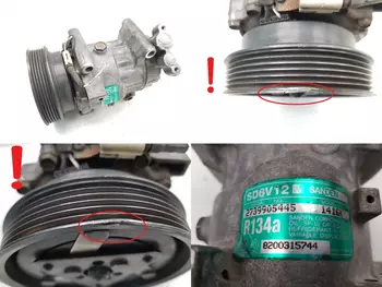 8200315744 7700273801 Compresseur de climatisation Nissan Renault 1,5 DCI / 1,4 / 1,4 16V / 1,6 / 1,6 16V
