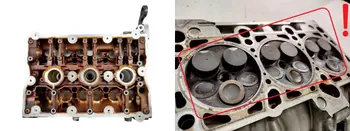 06C103373E, 06C103127F La culasse Audi Volkswagen 3,0 V6 ASN