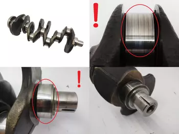 8200037836, 8201707072 Arbre vilebrequin Nissan Opel Renault 1,9 DCI F9Q, 2.0 16v F4R, 2.0 turbo
